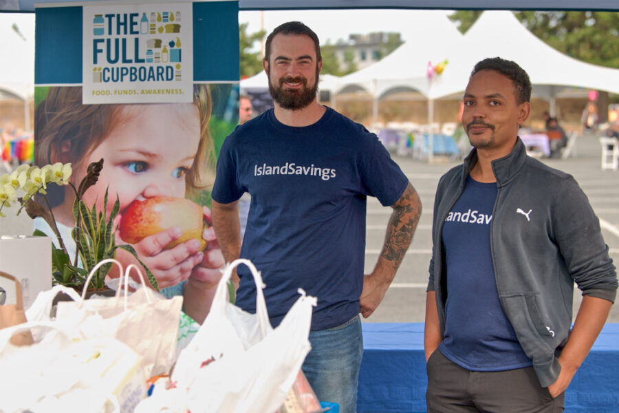 Support of the Nanaimo Loaves and fishes food bank Central Walk